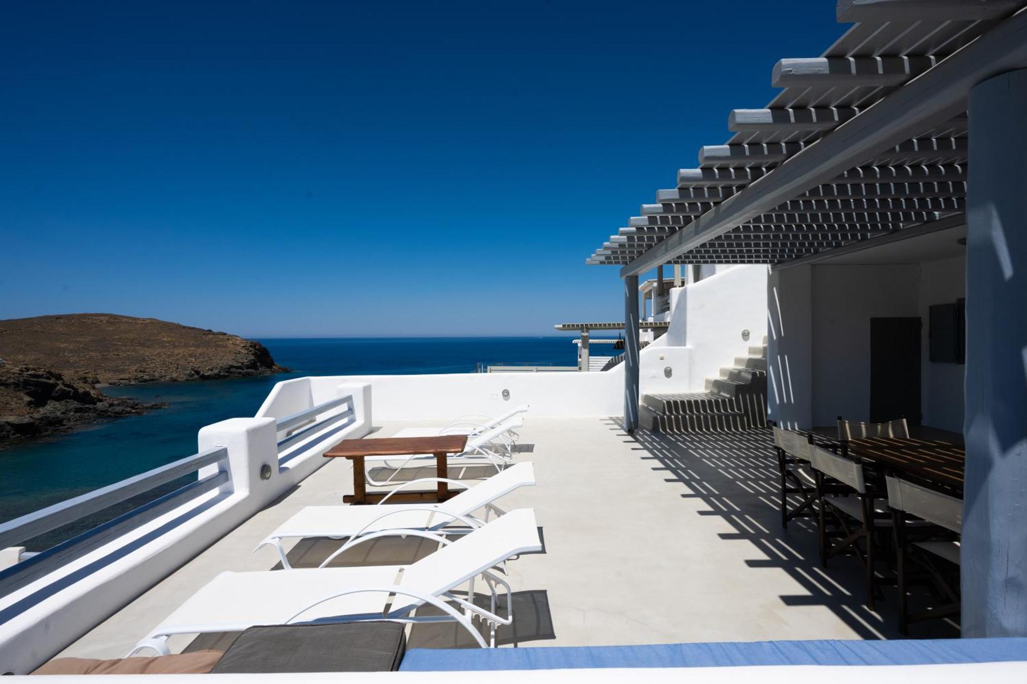 Merchia Bay Villas Mykonos Merchia Beach Bagian luar foto