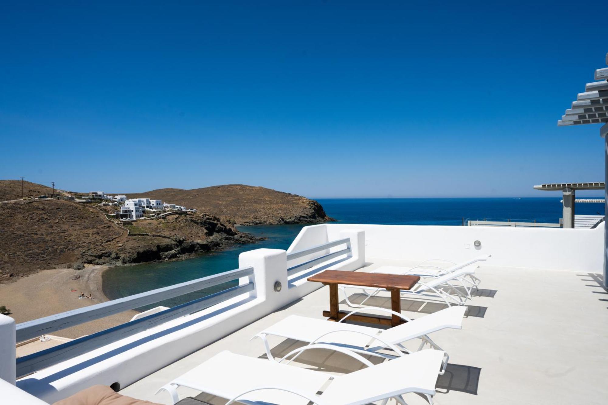 Merchia Bay Villas Mykonos Merchia Beach Bagian luar foto