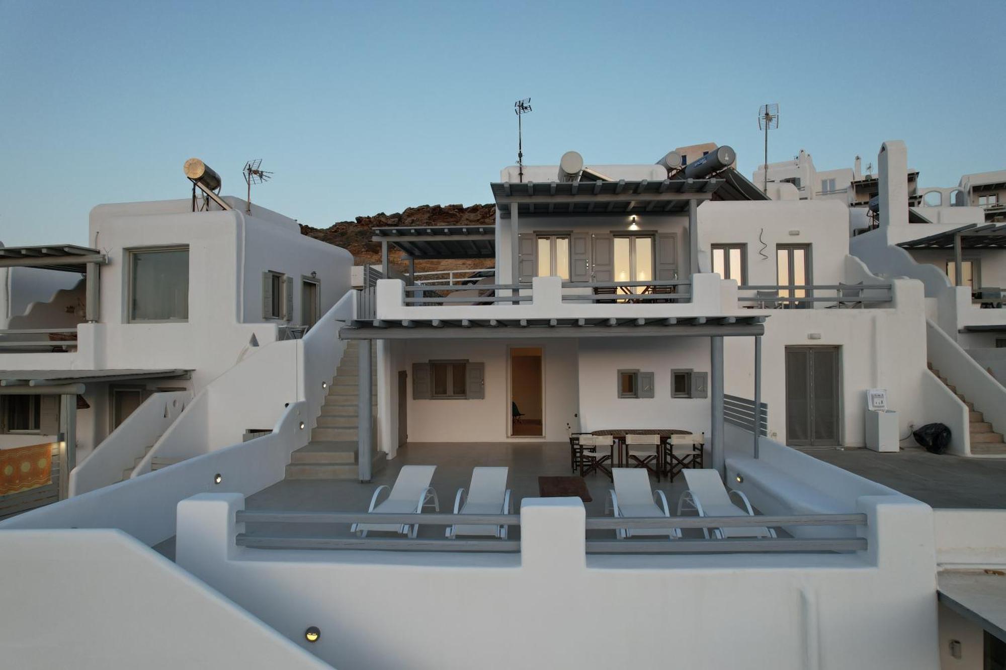 Merchia Bay Villas Mykonos Merchia Beach Bagian luar foto