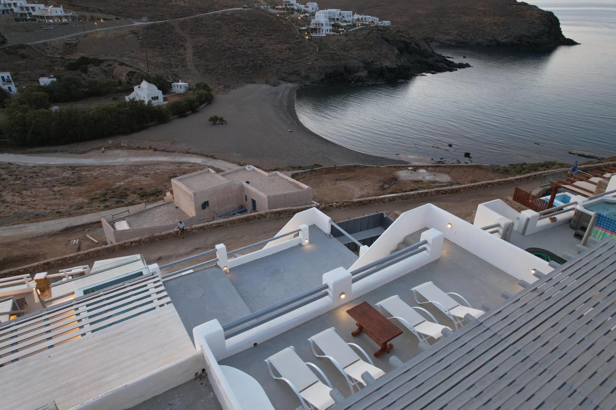 Merchia Bay Villas Mykonos Merchia Beach Bagian luar foto