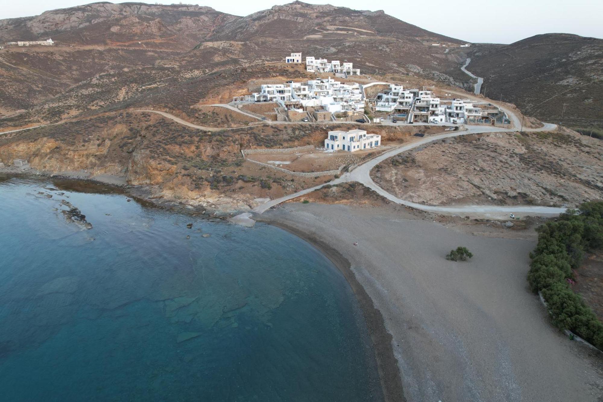 Merchia Bay Villas Mykonos Merchia Beach Bagian luar foto