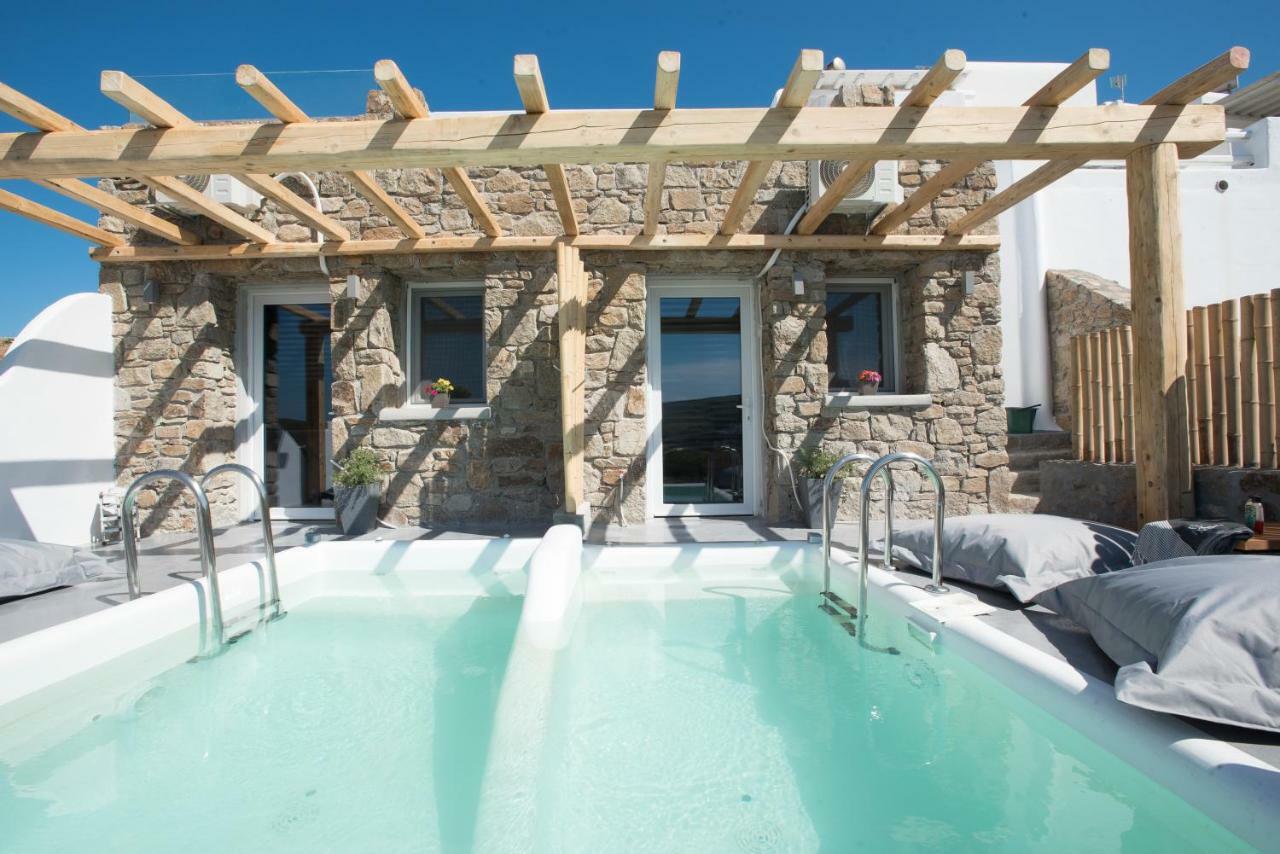 Merchia Bay Villas Mykonos Merchia Beach Bagian luar foto