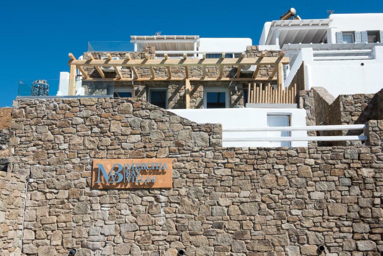 Merchia Bay Villas Mykonos Merchia Beach Bagian luar foto